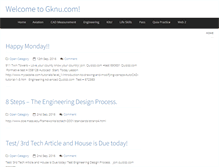 Tablet Screenshot of gknu.com